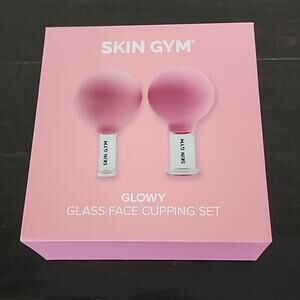 SKIN GYM Glass Face Cupping Set Glowy Pink